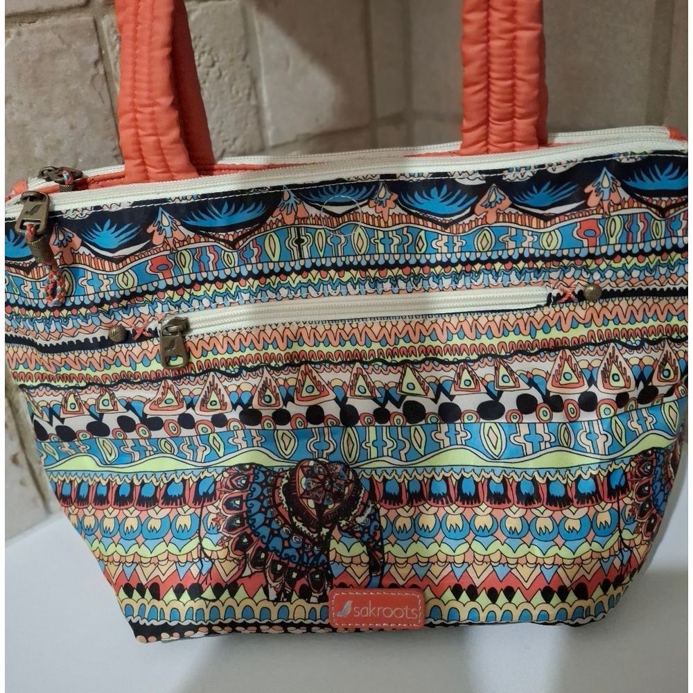 Sakroots Reversible Boho Quilted Tote Bag